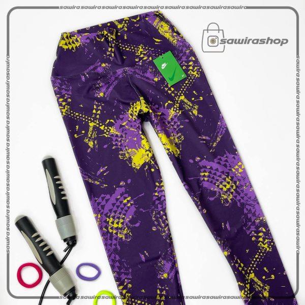 لگ طرح دار بنفش زنانه نایک (Nike) کد 1503